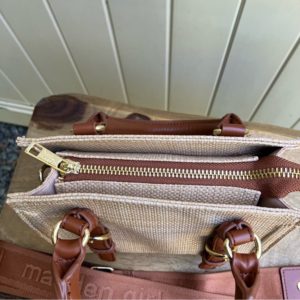 Steve Madden straw purse - Picture 8 of 11